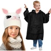 image:imageCatalonia Oversized Blanket Hoodie Sweatshirt for Kids amp Kids Knit Hats