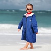 image:imageCatalonia Kids Swim Parka with Hood Waterproof Sherpa Lined Swim Coat with Inner Pocket amp WriteOn Name TagBlue
