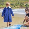 image:imageCatalonia Kids Swim Parka with Hood Waterproof Sherpa Lined Swim Coat with Inner Pocket amp WriteOn Name TagBlue