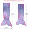image:imageCatalonia Mermaid Tail Blanket for Girls Fish Tail Snuggly Blanket Cozy Fleece Mermaid Gift for KidsToddlersPurple Mermaid