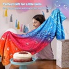 image:imageCatalonia Mermaid Tail Blanket for Girls Fish Tail Snuggly Blanket Cozy Fleece Mermaid Gift for KidsToddlersRainbow Sparkling Stars