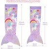 image:imageCatalonia Mermaid Tail Blanket for Girls Fish Tail Snuggly Blanket Cozy Fleece Mermaid Gift for KidsToddlersUnicorn Purple