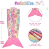image:imageCatalonia Mermaid Tail Blanket for Girls and Girls Unicorn Glow in The Dark Blanket