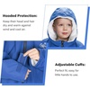 image:imageCatalonia Waterproof Kids Swim Parka with Hood Sherpa Lined Swim Coat with Inner Pocket amp WriteOn Name TagBlue
