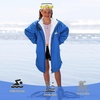 image:imageCatalonia Waterproof Kids Swim Parka with Hood Sherpa Lined Swim Coat with Inner Pocket amp WriteOn Name TagBlue