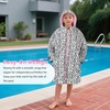 image:imageCatalonia Waterproof Kids Swim Parka with Hood Sherpa Lined Swim Coat with Inner Pocket amp WriteOn Name TagCheetah