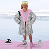 image:imageCatalonia Waterproof Kids Swim Parka with Hood Sherpa Lined Swim Coat with Inner Pocket amp WriteOn Name TagCheetah