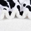 image:imageCow Print Oversized Hoodie Blanket Sherpa Wearable Blanket with Sleeves