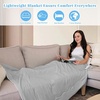 image:imageCatalonia Kids Summer Cooling Blanket Toddler Small Lightweight Blanket for Hot Sleepers Soft Cooling Throw for Night Sweats Cool Blanket Gifts for Hot Flashes Valentines Day Gifts 50x60 inchGrey