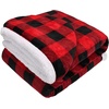image:imageCatalonia Buffalo Plaid Oversized Hoodie Blanket Hooded Blanket Poncho Wearable Blanket