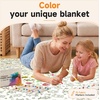 image:imageCatalonia Coloring Blanket for Kids amp Adults Sherpa Throw amp Fabric Markers  Color Your Own Blanket with 15 Markers DIY Activity for Family Fun Relaxation Personalized Gift amp Machine WashableBeige Cat