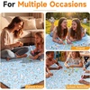 image:imageCatalonia Coloring Blanket for Kids amp Adults Sherpa Throw amp Fabric Markers  Color Your Own Blanket with 15 Markers DIY Activity for Family Fun Relaxation Personalized Gift amp Machine WashableBlue Ocean