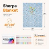 image:imageCatalonia Coloring Blanket for Kids amp Adults Sherpa Throw amp Fabric Markers  Color Your Own Blanket with 15 Markers DIY Activity for Family Fun Relaxation Personalized Gift amp Machine WashableBlue Ocean