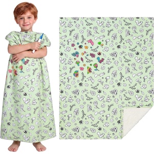 image:imageCatalonia Coloring Blanket for Kids amp Adults Sherpa Throw amp Fabric Markers  Color Your Own Blanket with 15 Markers DIY Activity for Family Fun Relaxation Personalized Gift amp Machine WashableGreen Woodland Animals