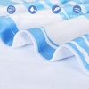 image:imageCatalonia Lounge Chair Towel Cover with Fitted Top Pocket Large Quick Dry Beach Chair Covers No Sliding Chaise Cover Towel for Outdoor Travel Pool Patio Sunbathing 78 x 31 inch Mint Green StripeBlue Waves