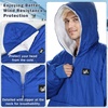 image:imageCatalonia Outdoor Windproof Wearable Stadium Blanket Oversized Waterproof Wearable Blanket PonchoBlue