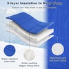 image:imageCatalonia Outdoor Windproof Wearable Stadium Blanket Oversized Waterproof Wearable Blanket PonchoBlue