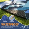image:imageCatalonia Waterproof Picnic Blanket Extra Large 70 x 80 Inch Outdoor Mat  Foldable Blanket for Beach Camping Park Concerts and Travel with WaterResistant Backing Portable Gift for FamiliesNavy Snow Mountain