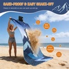image:imageCatalonia Waterproof Picnic Blanket Extra Large 70 x 80 Inch Outdoor Mat  Foldable Blanket for Beach Camping Park Concerts and Travel with WaterResistant Backing Portable Gift for FamiliesNavy Snow Mountain