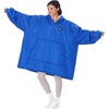 image:imageCatalonia Outdoor Windproof Wearable Stadium Blanket Oversized Waterproof Wearable Blanket PonchoBlue