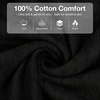 image:imageCatalonia Cotton Surf Poncho Hooded Changing Towel for Adults  Absorbent Hooded Towel with Pocket Quick Dry Changing Robe for Surfing Swimming Beach and PoolBlack