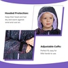 image:imageCatalonia Kids Waterproof Swim Parka with Hood SherpaLined Changing Robe  CoverUp with TwoWay Zip Inner Pocket with WriteOn Name Tag for Swimming Surfing Other Water Sports at the Pool or BeachGalaxy