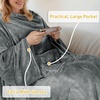 image:imageCatalonia Wearable Blanket with Sleeves for Women amp Men Fleece Wrap Throw  Cozy Sleeve Design for HandsFree Comfort Perfect for Reading TV Time amp Relaxing Christmas amp Birthday GiftGray