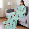 image:imageCatalonia Wearable Blanket with Sleeves for Women amp Men Fleece Wrap Throw  Cozy Sleeve Design for HandsFree Comfort Perfect for Reading TV Time amp Relaxing Christmas amp Birthday GiftChristmas Elf Green