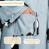 image:imageCatalonia Wearable Blanket with Sleeves for Women amp Men Fleece Wrap Throw  Cozy Sleeve Design for HandsFree Comfort Perfect for Reading TV Time amp Relaxing Christmas amp Birthday GiftWondercat Grey