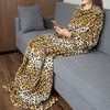 image:imageCatalonia Wearable Blanket with Sleeves for Women amp Men Fleece Wrap Throw  Cozy Sleeve Design for HandsFree Comfort Perfect for Reading TV Time amp Relaxing Christmas amp Birthday GiftCheetah