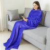 image:imageCatalonia Wearable Blanket with Sleeves for Women amp Men Fleece Wrap Throw  Cozy Sleeve Design for HandsFree Comfort Perfect for Reading TV Time amp Relaxing Christmas amp Birthday GiftBlue