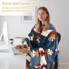 image:imageCatalonia Wearable Blanket with Sleeves for Women amp Men Fleece Wrap Throw  Cozy Sleeve Design for HandsFree Comfort Perfect for Reading TV Time amp Relaxing Christmas amp Birthday GiftSouthwest Blue