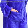 image:imageCatalonia Wearable Blanket with Sleeves for Women amp Men Fleece Wrap Throw  Cozy Sleeve Design for HandsFree Comfort Perfect for Reading TV Time amp Relaxing Christmas amp Birthday GiftBlue
