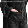 image:imageCatalonia Wearable Blanket with Sleeves for Women amp Men Fleece Wrap Throw  Cozy Sleeve Design for HandsFree Comfort Perfect for Reading TV Time amp Relaxing Christmas amp Birthday GiftBlack