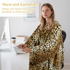 image:imageCatalonia Wearable Blanket with Sleeves for Women amp Men Fleece Wrap Throw  Cozy Sleeve Design for HandsFree Comfort Perfect for Reading TV Time amp Relaxing Christmas amp Birthday GiftCheetah