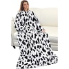 image:imageCatalonia Wearable Blanket with Sleeves for Women amp Men Fleece Wrap Throw  Cozy Sleeve Design for HandsFree Comfort Perfect for Reading TV Time amp Relaxing Christmas amp Birthday GiftDalmatian