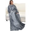 image:imageCatalonia Wearable Blanket with Sleeves for Women amp Men Fleece Wrap Throw  Cozy Sleeve Design for HandsFree Comfort Perfect for Reading TV Time amp Relaxing Christmas amp Birthday GiftGray