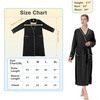 image:imageCatalonia Womens Lightweight Long Bathrobe Soft Kimono Robe for SummerBlack