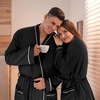 image:imageCatalonia Womens Lightweight Long Bathrobe Soft Kimono Robe for SummerBlack