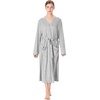 image:imageCatalonia Womens Lightweight Long Bathrobe Soft Kimono Robe for SummerGray Ash