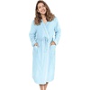 image:imageCatalonia Womens Lightweight Long Bathrobe Soft Kimono Robe for SummerLight Blue