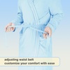 image:imageCatalonia Womens Lightweight Long Bathrobe Soft Kimono Robe for SummerLight Blue