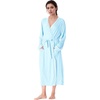 image:imageCatalonia Womens Lightweight Long Bathrobe Soft Kimono Robe for SummerLight Blue