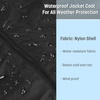 image:imageCatalonia Hooded Swim Parka Waterproof SherpaLined Coat for Boys amp GirlsBlack