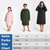 image:imageCatalonia Hooded Swim Parka Waterproof SherpaLined Coat for Boys amp GirlsGreen