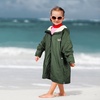 image:imageCatalonia Hooded Swim Parka Waterproof SherpaLined Coat for Boys amp GirlsGreen