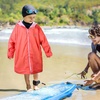 image:imageCatalonia Hooded Swim Parka Waterproof SherpaLined Coat for Boys amp GirlsHot Pink