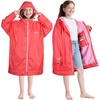 image:imageCatalonia Hooded Swim Parka Waterproof SherpaLined Coat for Boys amp GirlsHot Pink