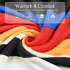 image:imageCatalonia Kids Hooded Poncho Towel for Surf Swim Absorbent Beach Wearable Towel for Teenagers Sand Proof Swim Changing RobeBlack Stripe