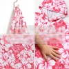 image:imageCatalonia Kids Hooded Poncho Towel for Surf Swim Absorbent Beach Wearable Towel for Teenagers Sand Proof Swim Changing RobePink Flower